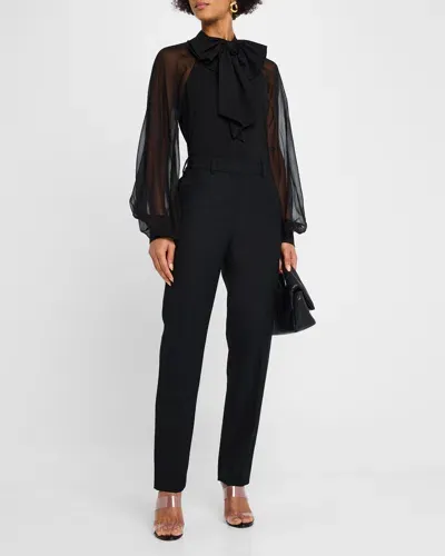 Sans Faff The Dame Blouse In Black