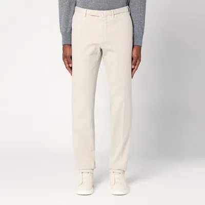 Santaniello Light Beige Cotton Trousers