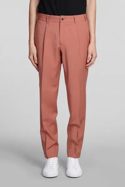 Santaniello Pants In Rose-pink Wool