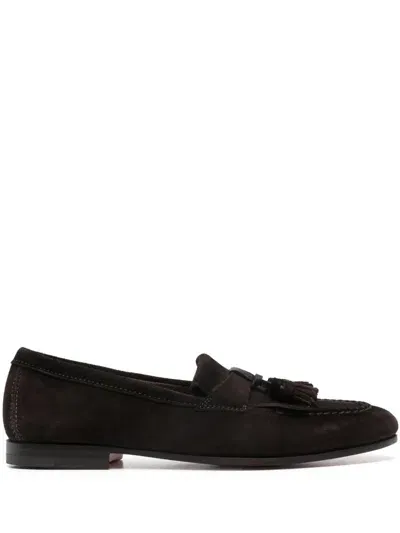 Santoni Andrea Loafers In Brown