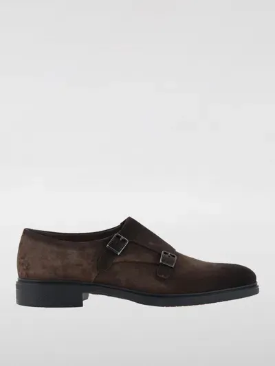 Santoni Loafers  Men Color Brown In Braun