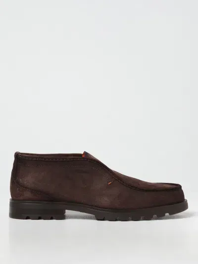 Santoni Loafers  Men Color Brown In Braun