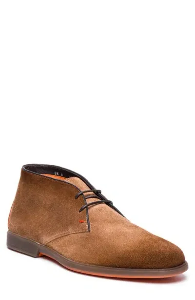 Santoni Nomad Chukka Boot In Brown