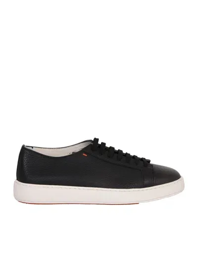 Santoni Sneakers In Black