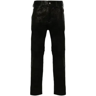 Santoro Leather Pants In Black