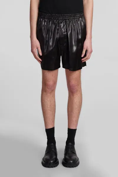 Sapio Thigh-length Track Shorts In Black