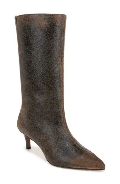 Sarto By Franco Sarto Amari Pointed Toe Boot In Faded Black