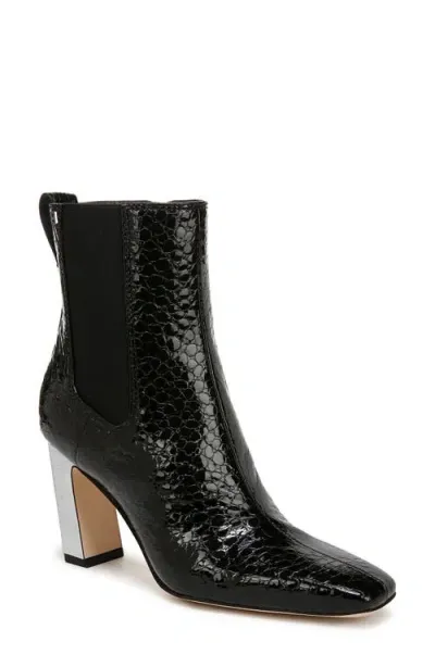 Sarto By Franco Sarto Flexa Blis Bootie In Black Patent