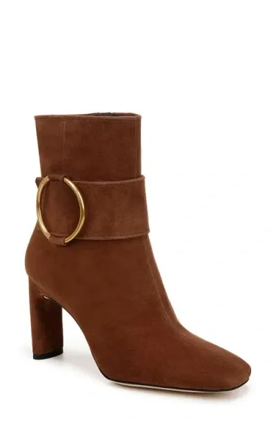 Sarto By Franco Sarto Flexa Elia Bootie In Brown