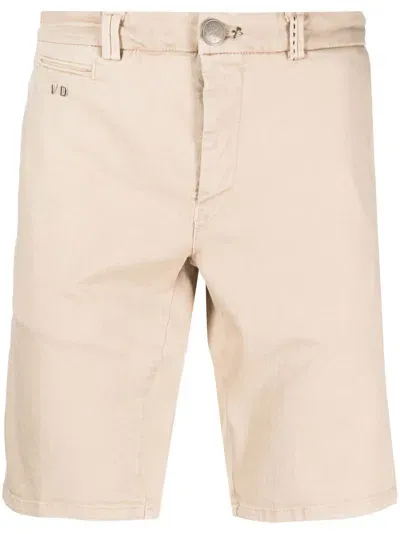 Sartoria Tramarossa Logo-print Bermuda Shorts In Neutrals