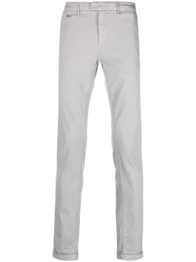 Sartoria Tramarossa Low-rise Straight-leg Jeans In Grey