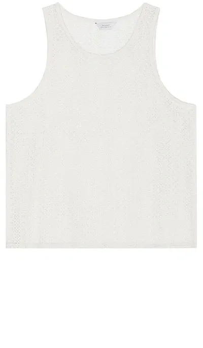 Saturdays Surf Nyc Gabriel Cotton Lace Tank In Ivory