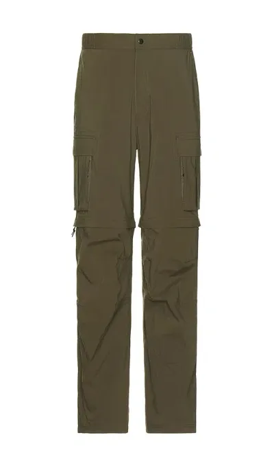 Saturdays Surf Nyc Tota Convertible Pant In Army Green