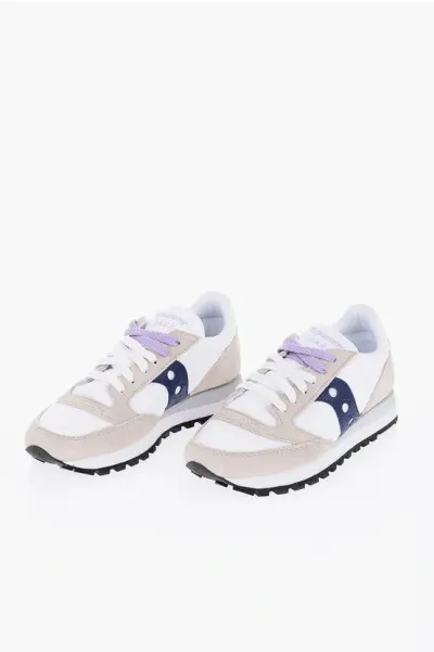 Saucony Sude And Nylon Jazz Low-top Sneakers In White