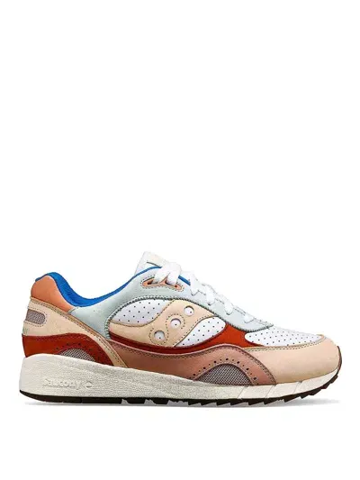 Saucony Leather Sneakers In Multicolour