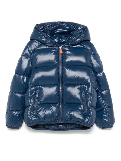 Save The Duck Kids' Artie Puffer Jacket In Blue