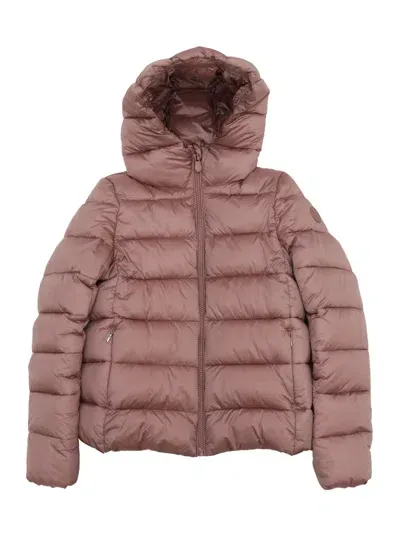 Save The Duck Kids' Bibi Hooded Jacket In Pink