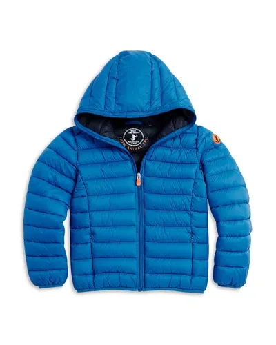 Save The Duck Boys' Dony Jacket - Little Kid, Big Kid In Blue Berry