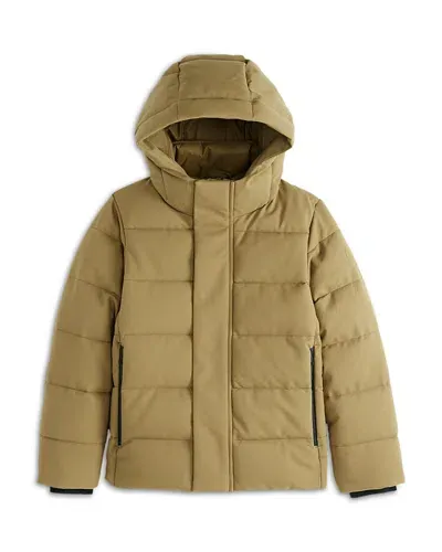 Save The Duck Boys' Radley Hooded Puffer Jacket - Little Kid, Big Kid In Husk Green