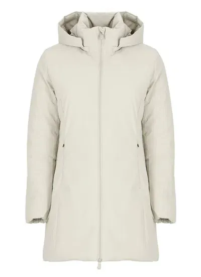 Save The Duck Coats Beige In White