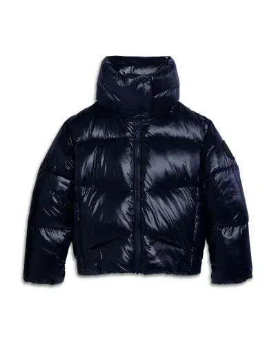 Save The Duck Girls' Isolda Puffer Jacket - Little Kid, Big Kid In Blue Black