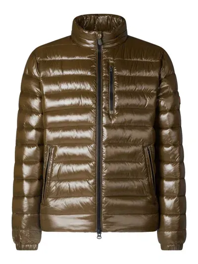 Save The Duck Holden Down Jacket With Laqué Finish Clothing In Green