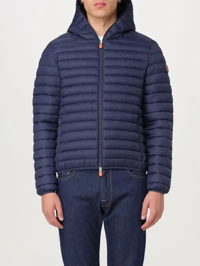 Save The Duck Jacket  Men Color Blue In Blau