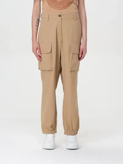 Save The Duck Pants  Woman Color Sand