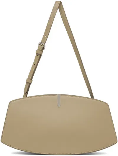 Savette Beige Florence Shoulder Bag In 280 Clay