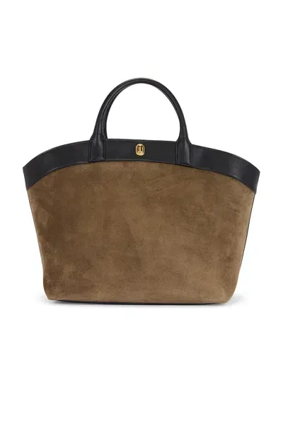 Savette The Large Tondo Tote Bag In Mink