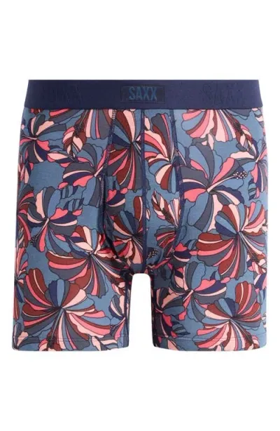 Saxx Vibe Xtra Super Soft Boxer Briefs In Flower Pop