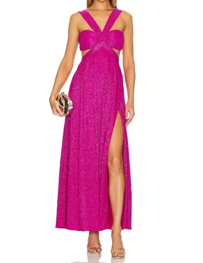 Saylor Meadow Maxi Dress In Pink