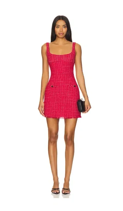 Saylor Velma Dress In Red