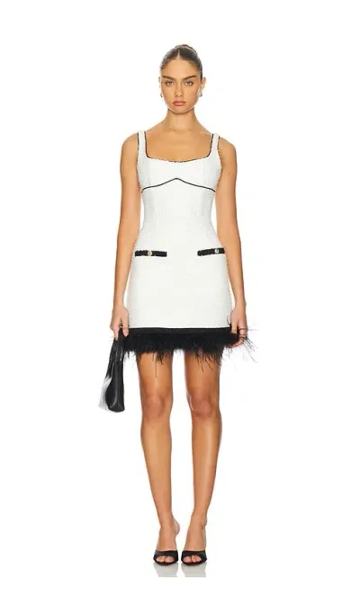 Saylor Velma Dress In White