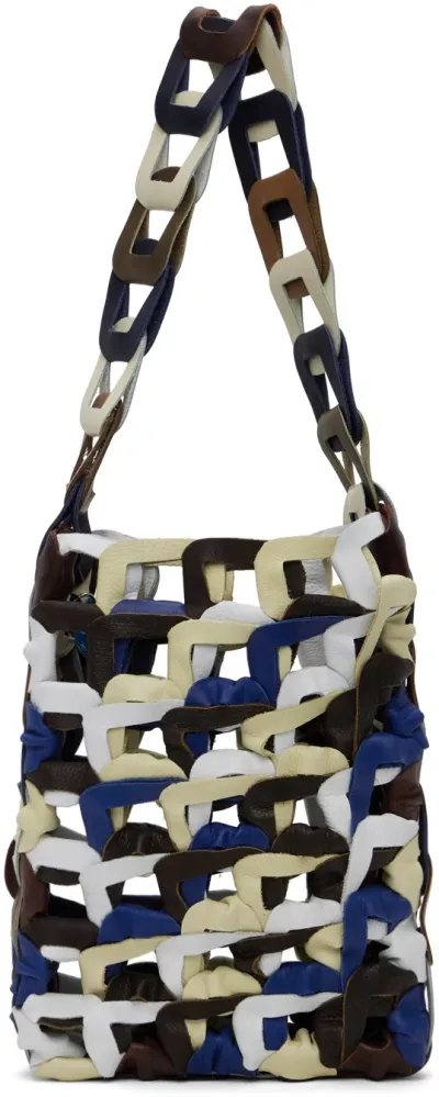 Sc103 Multicolor Medium Links Tote In Quill