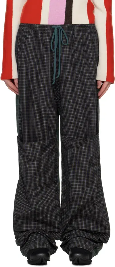 Sc103 Ssense Exclusive Green Prize Trousers In Nebula