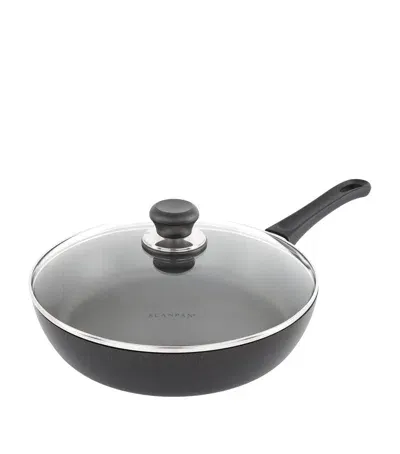 Scanpan Classic Sauté Pan With Lid In Black