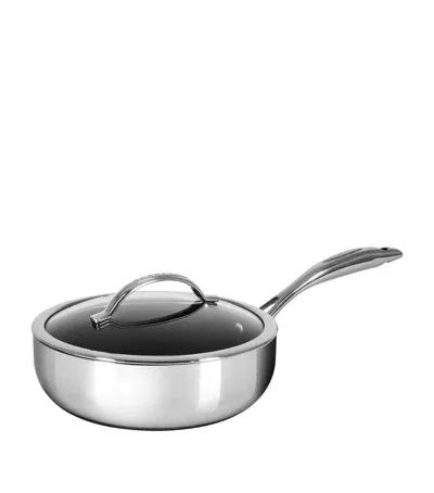 Scanpan Haptiq Deep Sauté Pan With Lid In Metallic