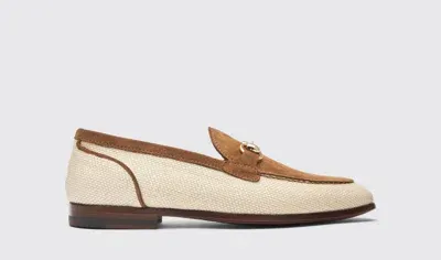 Scarosso Alessandra Loafers In Beige - Straw