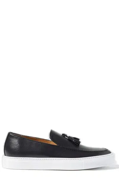 Scarosso Sneakers Amedeo Nero Calf Leather In Black - Calf