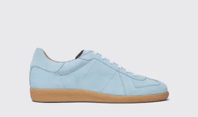 Scarosso Hans Light Blue Suede - Man Sneakers Light Blue In Light Blue - Suede