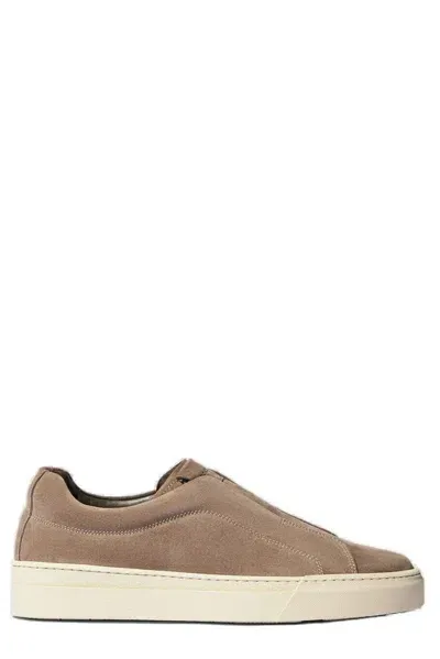 Scarosso Luca Taupe Suede - Man Sneakers Taupe In Taupe - Suede