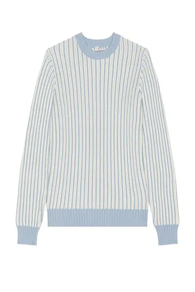 Schott Striped Sweater In Sky