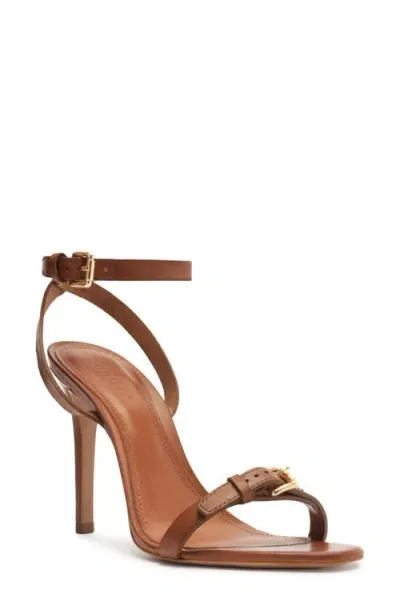 Schutz Aurora Ankle Strap Sandal In Miele