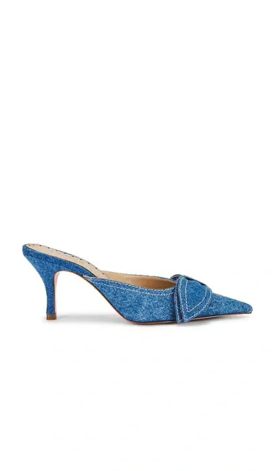 Schutz Claire Mule In Classic Blue