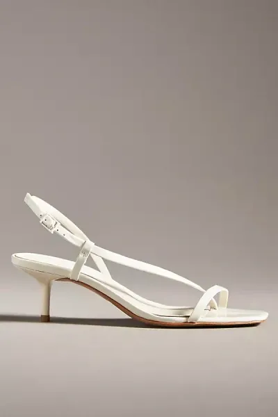 Schutz Heloise Kitten Heels In White