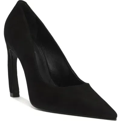 Schutz Lou Curve Pointed Toe Pump In Black