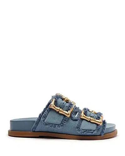 Schutz Women's Enola Sporty Buckled Sandals In Blue