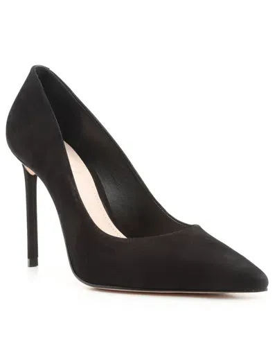 Schutz Women's Lou Pointed Toe High Heel Pumps In Black Suede