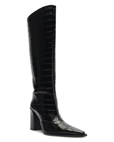 Schutz Women's Raffaela Up Boots In Black